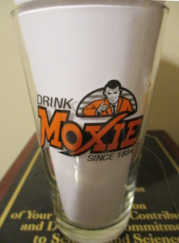 Drink Moxie Glass - Front