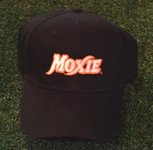 Black Moxie Cap with Orange Outline Logo